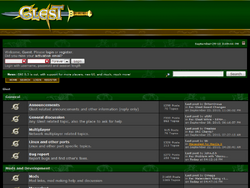 Snapshot of the Glest Board.