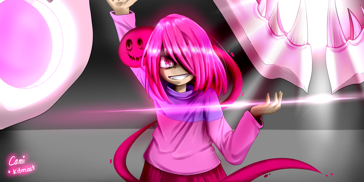 Choki (im not alive but im not dead :) ) on Game Jolt: Nightmare Sans. I  think this pink blood looks cool! Also I finally