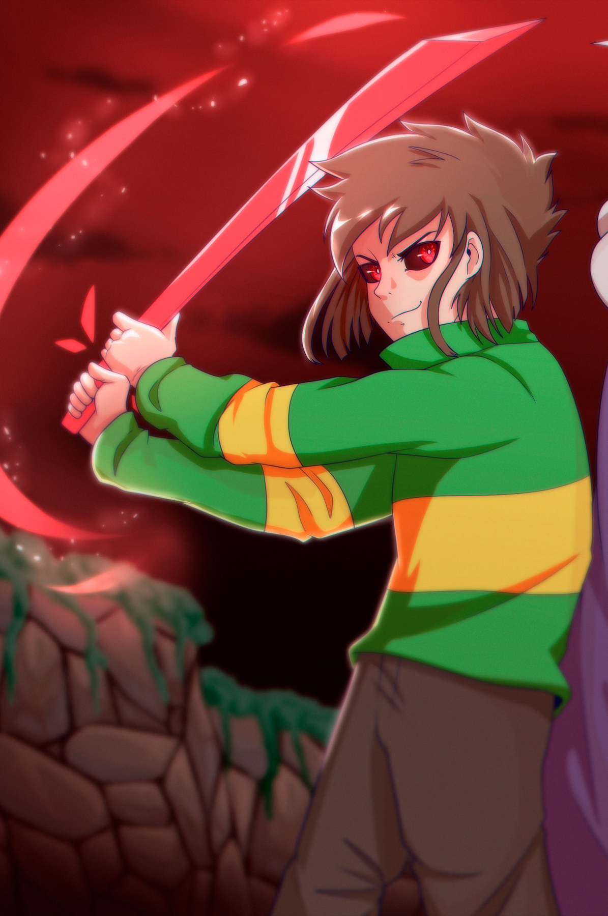 Frisk & Chara vs Sans (Battle), Glitchtale Wiki