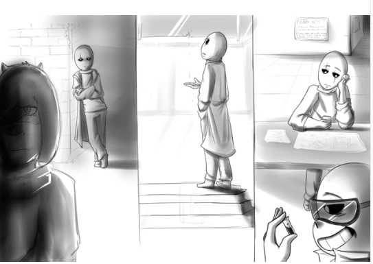 Wing Din Gaster Glitchtale Wiki Fandom