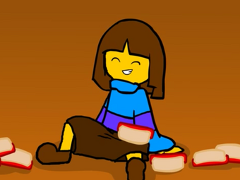 Frisk Glitchtale Wiki Fandom - videos matching roblox adventures papyrus finds temmie