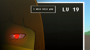 Frisk's LV count increases to LV19.