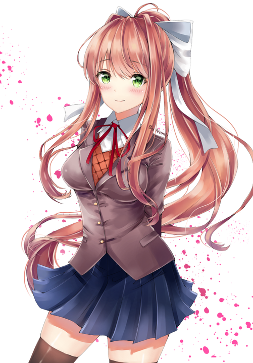 Monika Glitter Force Doki Doki Literature Club Wiki Fandom