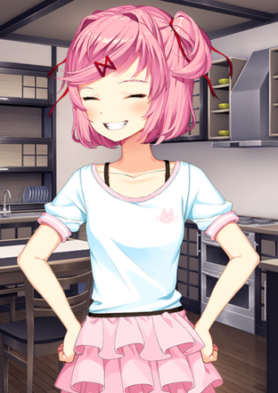 Doki Doki Literature Club, visual novel, anime girls, Natsuki