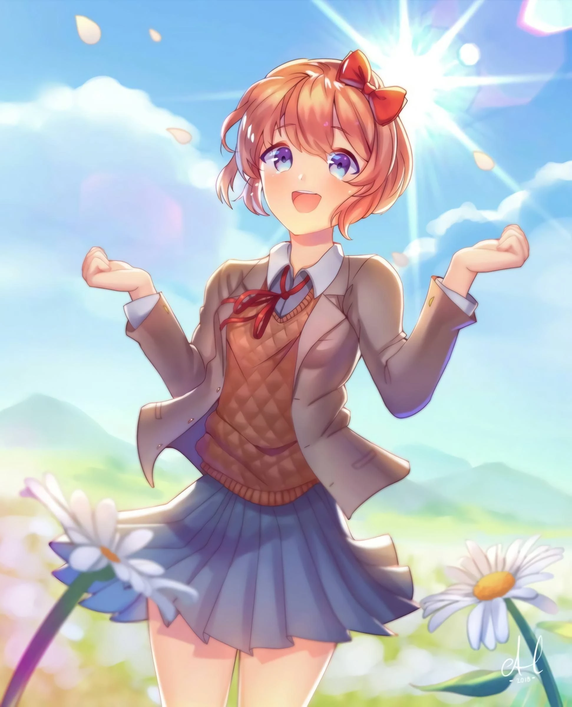 Sayori Gallery Glitter Force Doki Doki Literature Club Wiki Fandom