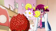 The Strawberry Charm summons a giant strawberry.