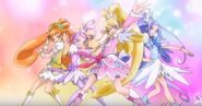 "All together, Glitter Force Doki Doki!"