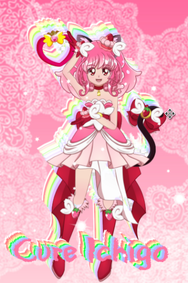 Ichigo is the leader of tokyo mew mew together they fight the