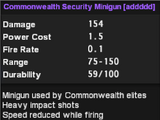 Commonwealth Security Minigun