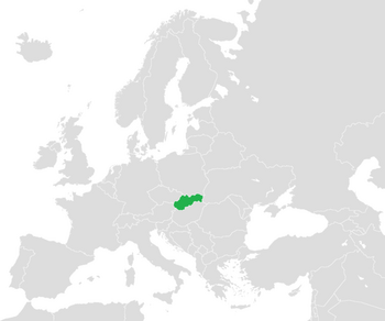 MapaSłowacja