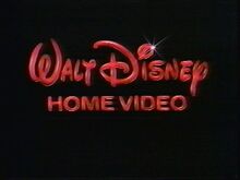 Walt Disney Home Video red text