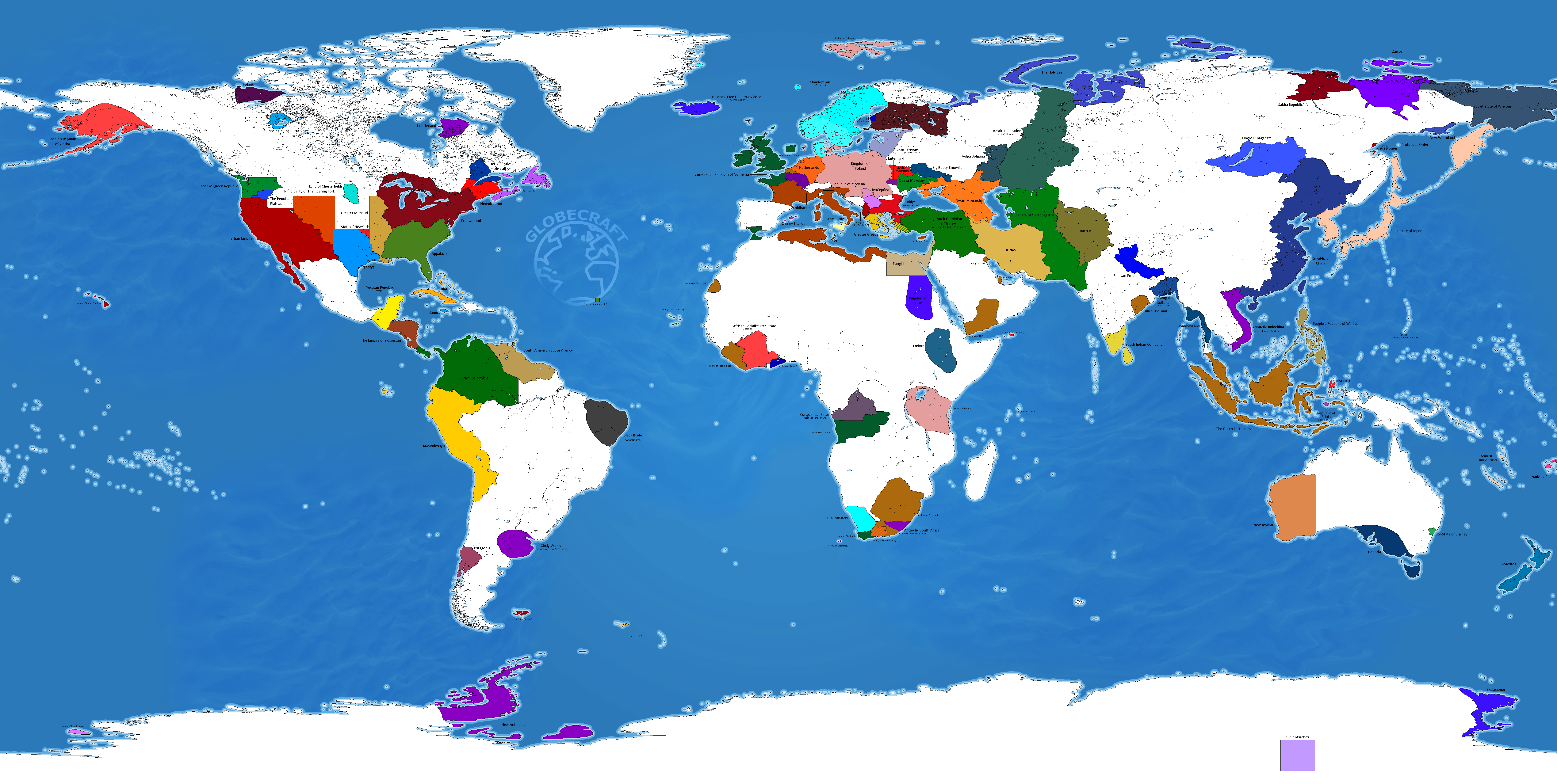 Earth 1:1000 Minecraft Map