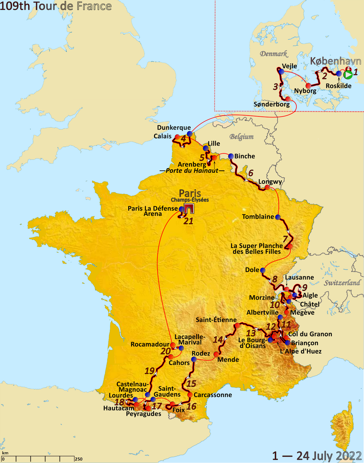 Tour de France 2022 Globe Wiki Fandom