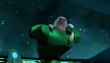 Kilowog hugs Aya