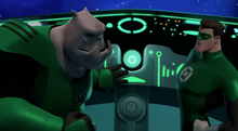 Kilowog's brief discussion with Hal