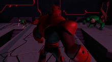 Atrocitus and the two Green Lanterns