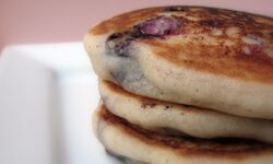 Blueberry gluten free pancakes