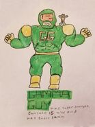 Gamma Guy childhood sketch