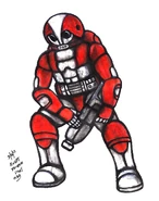 Early "Knight Trooper" concept art