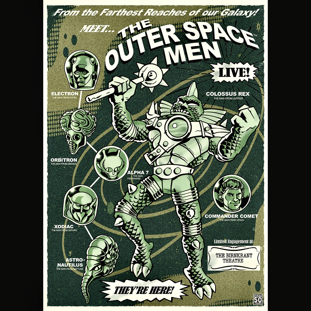 COLORFORMS OUTER SPACE MEN NEW 2018 HORROSCOPE COSMIC RADIATION GLOW IN THE DARK 