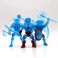 405494031 1375125610027630 3278360630366525687 n.jpg (140 KB) Ice Blue Fantomask parts mixed with Crystal Crusader, Tribe Builder Ice Blue, and Ice Clone Ninja Builder