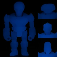 Blank Glow-in-the-Dark Blue