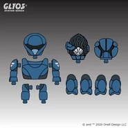 Glyarmor Metrallore Commando Set