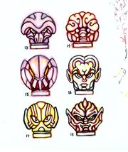 Head #15, an early concept art piece of Argen/ originally for Cosmic Squadron'"`UNIQ--ref-00000000-QINU`"'