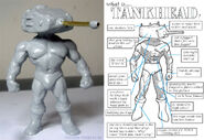 Planned alternate Tankhead (original prototype sculpt)