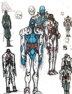 Lost Naval Command sketches (Captain and crew)