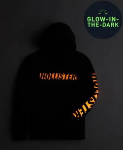Hollister glow in the dark 2024 hoodie
