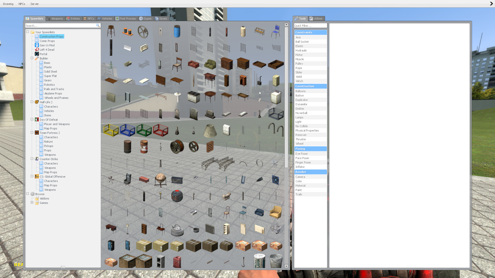 Spawn menu garry s mod wiki fandom