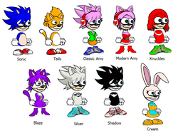 Draw_Hog5.2 Commisions Open! on X: Sonic Generations..but with different  characters & his past counterparts. Sprites made by The Mod.Gen Project  Team #Sonic #Tails #Knuckles #Amy #AmyRose #SonicGenerations #Sprites  #Pixelart #ModGen #ArtShare #