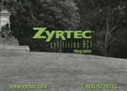 An ad for Zyrtec