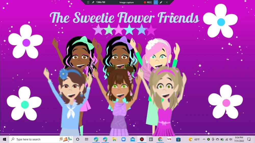 The Sweetie Flower Friends (Childhood Characters) GoAnimate V2 Wiki