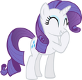 Rarity giggle vector by icantunloveyou-d5j0s0q