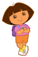 Dora's look in Dora The Explorer