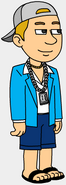 He wearing David's clothes