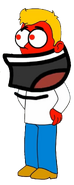 Fred in 'Teeth Guy' form