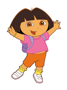 Dora, as she appears in the show.