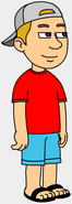 He wearing Joey's clothes