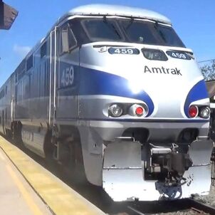 Amtrak F59phi 459 at Old Town in San Diego, California