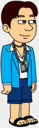 He wearing David's clothes
