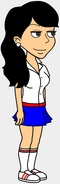 She wearing her clothes