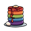 Rainbow Pancakes