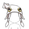 White Squid Hat
