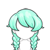 Teal Braids