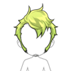 Lime Punk Hair