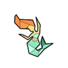 Origami Mermaid