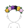 Nonbinary Pride Flower Crown